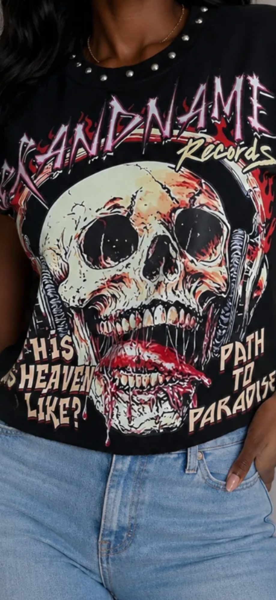 Short sleeve muscle graphic T-shirt