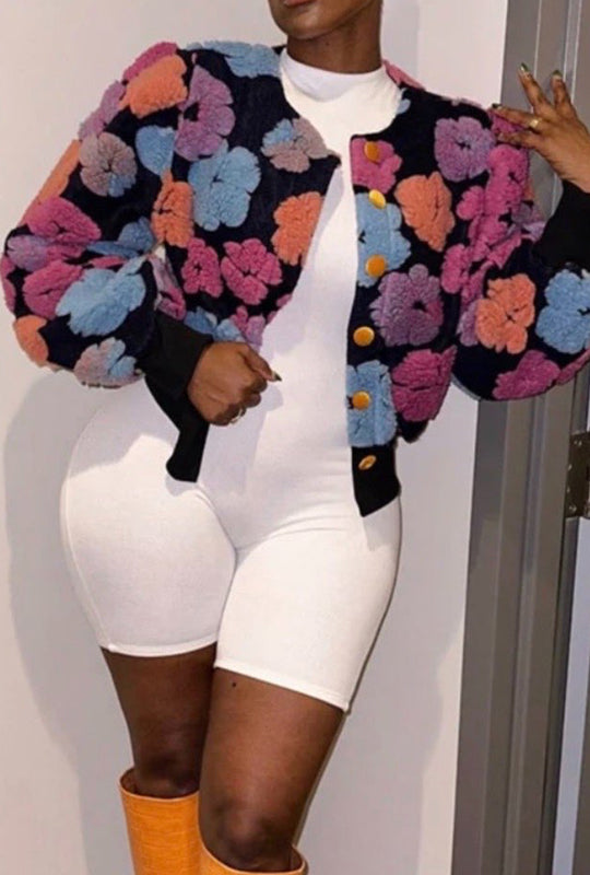 その他 FLOWER BOMBER Flower Bomber Jacket – Foxy Ladies Boutique