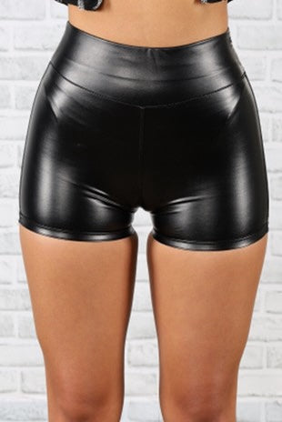 Leather Shorts.
