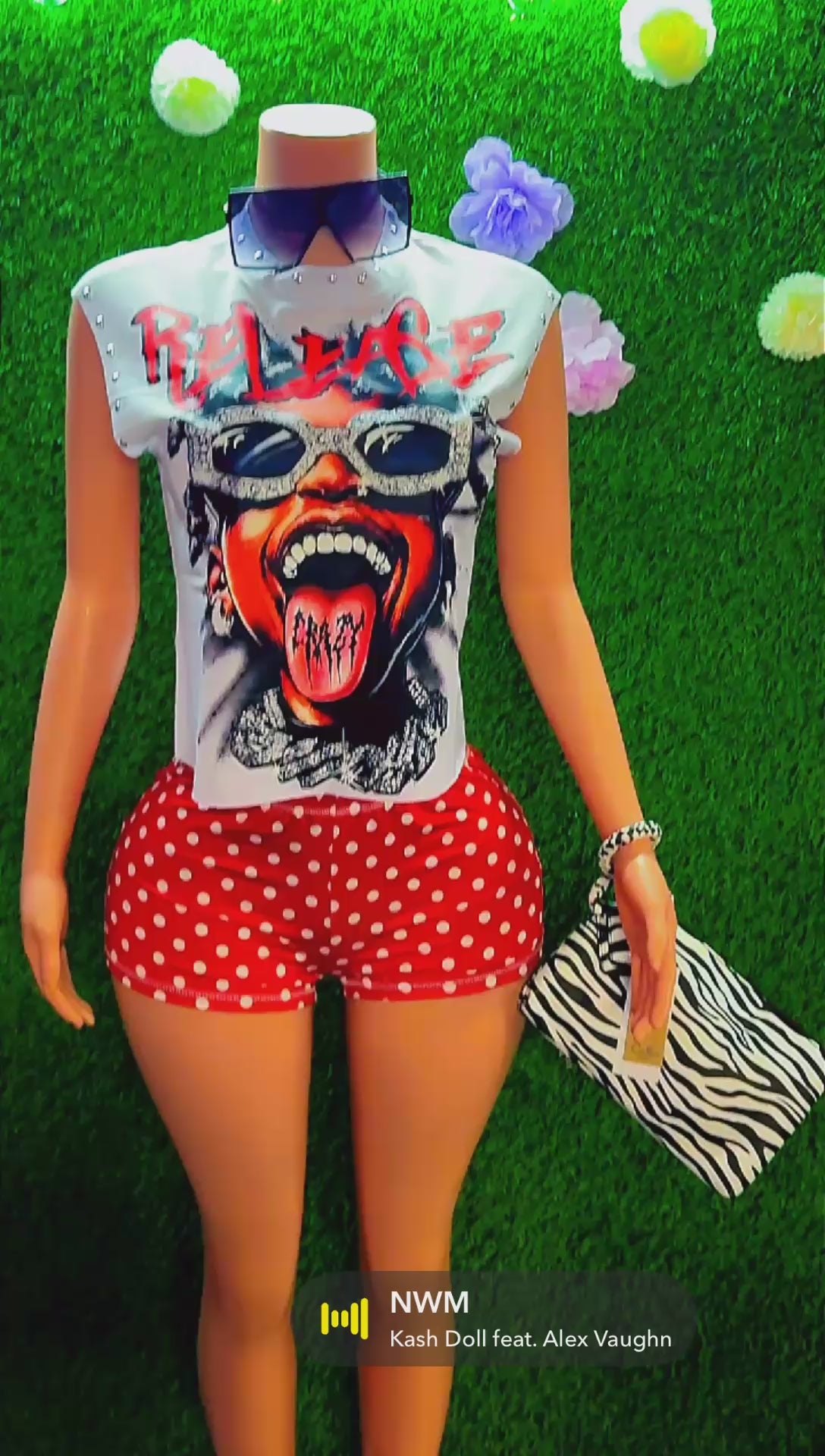 Crazy Vibe graphic Tee